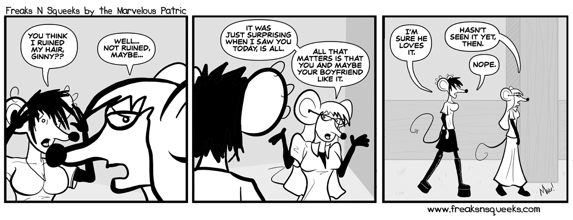 Freaks N Squeeks #1805 – New Haircut