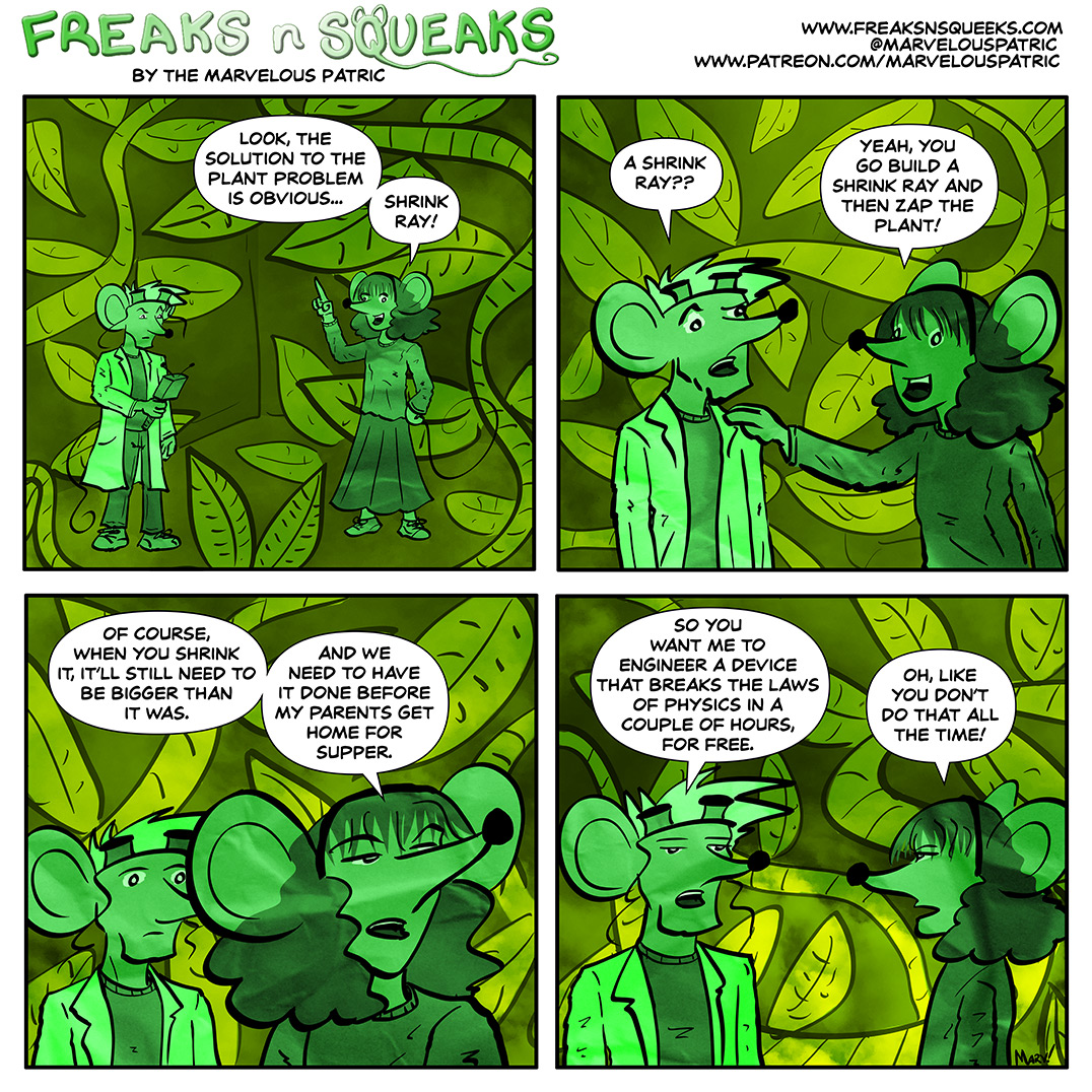 Freaks N Squeaks #2145: Obvious Solution