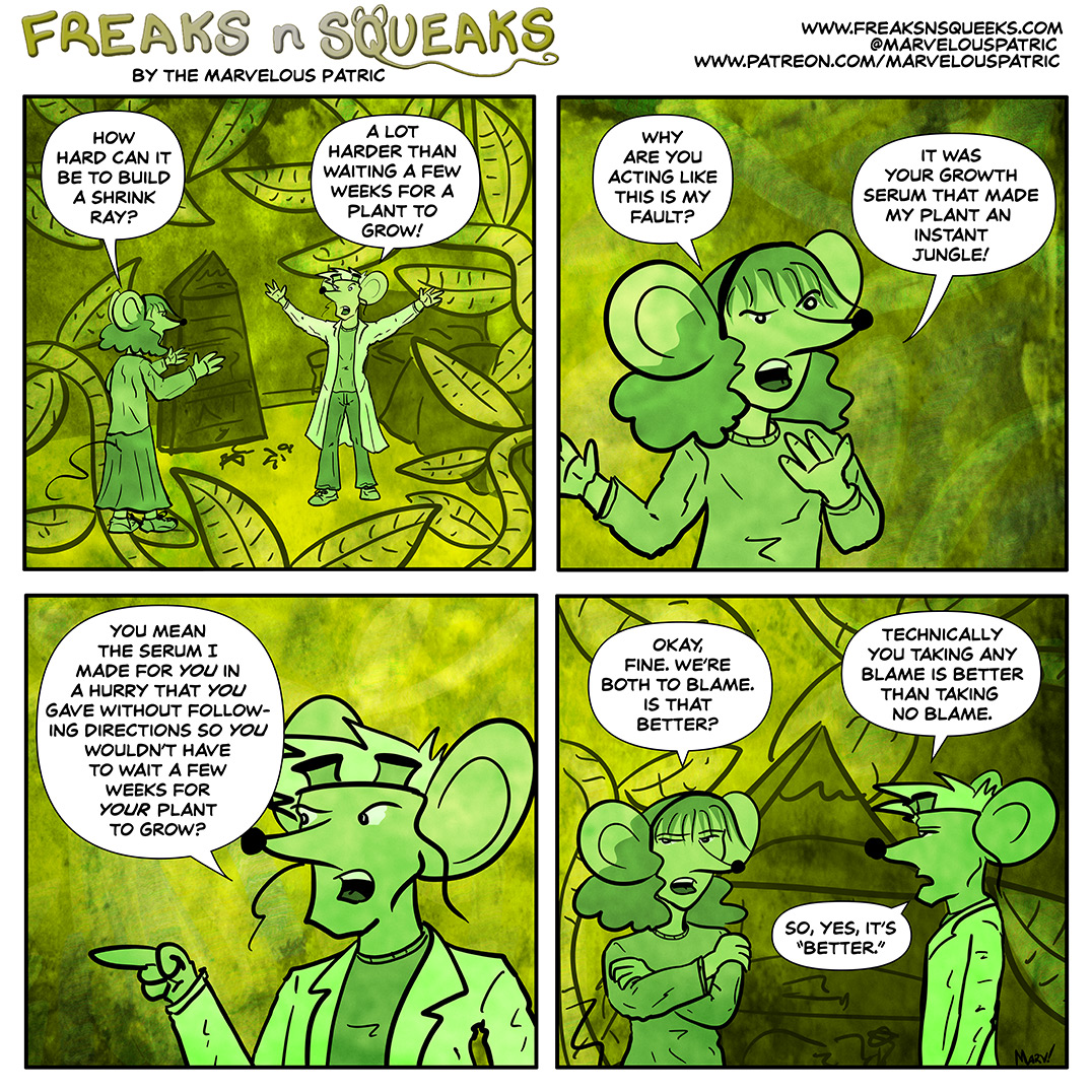 Freaks N Squeaks #2146: Share The Blame