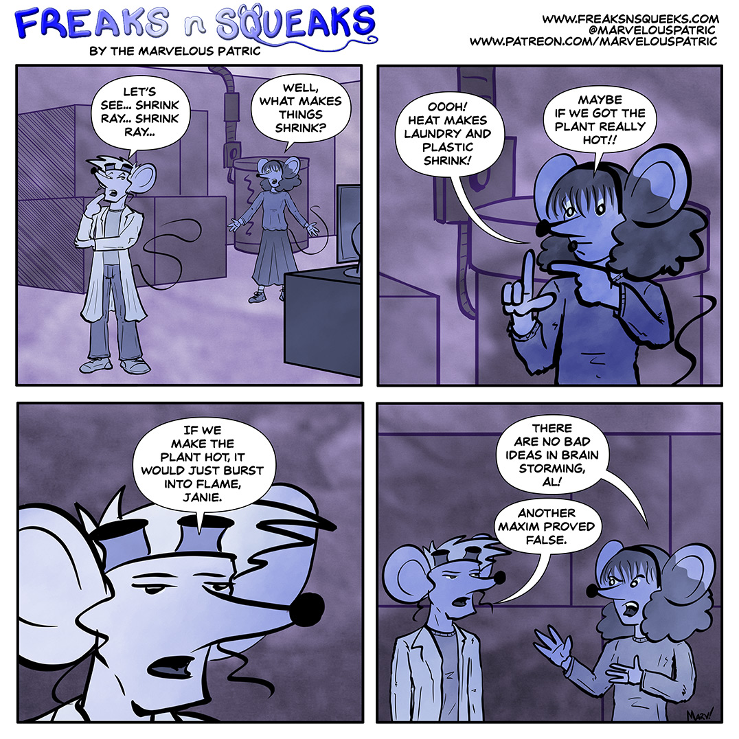 Freaks N Squeaks #2147: Brainstormed