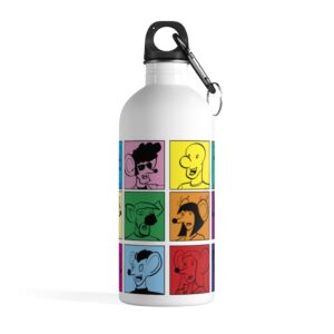 Freaks N Squeaks Cast Stainless Steel Water Bottle