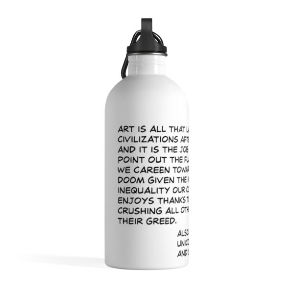 Why Art Stainless Steel Water Bottle - Image 4