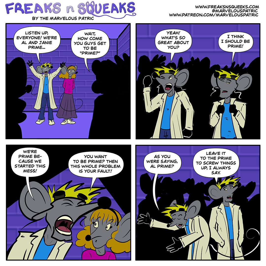 Freaks N Squeaks #2176 – Prime Number