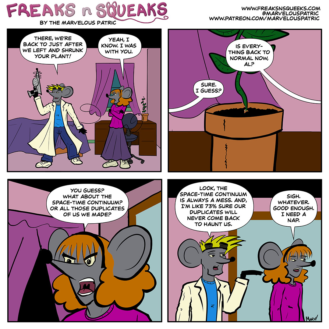 Freaks N Squeaks #2178 – Back to the Present!