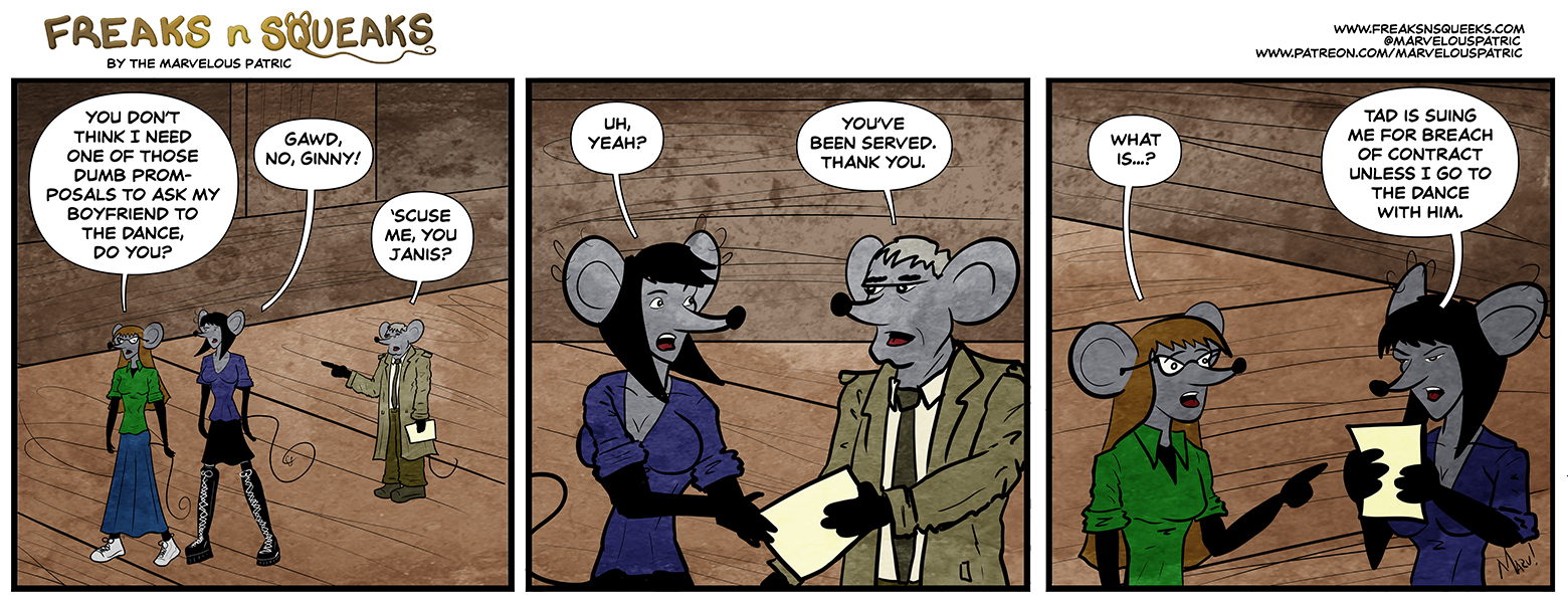 Freaks N Squeaks #2199 – You’ve Been Served