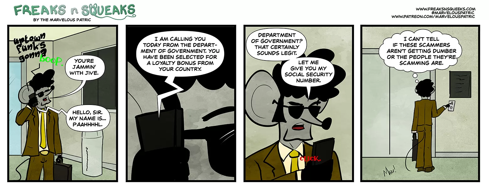 Freaks N Squeaks #2246 – Not A Scam