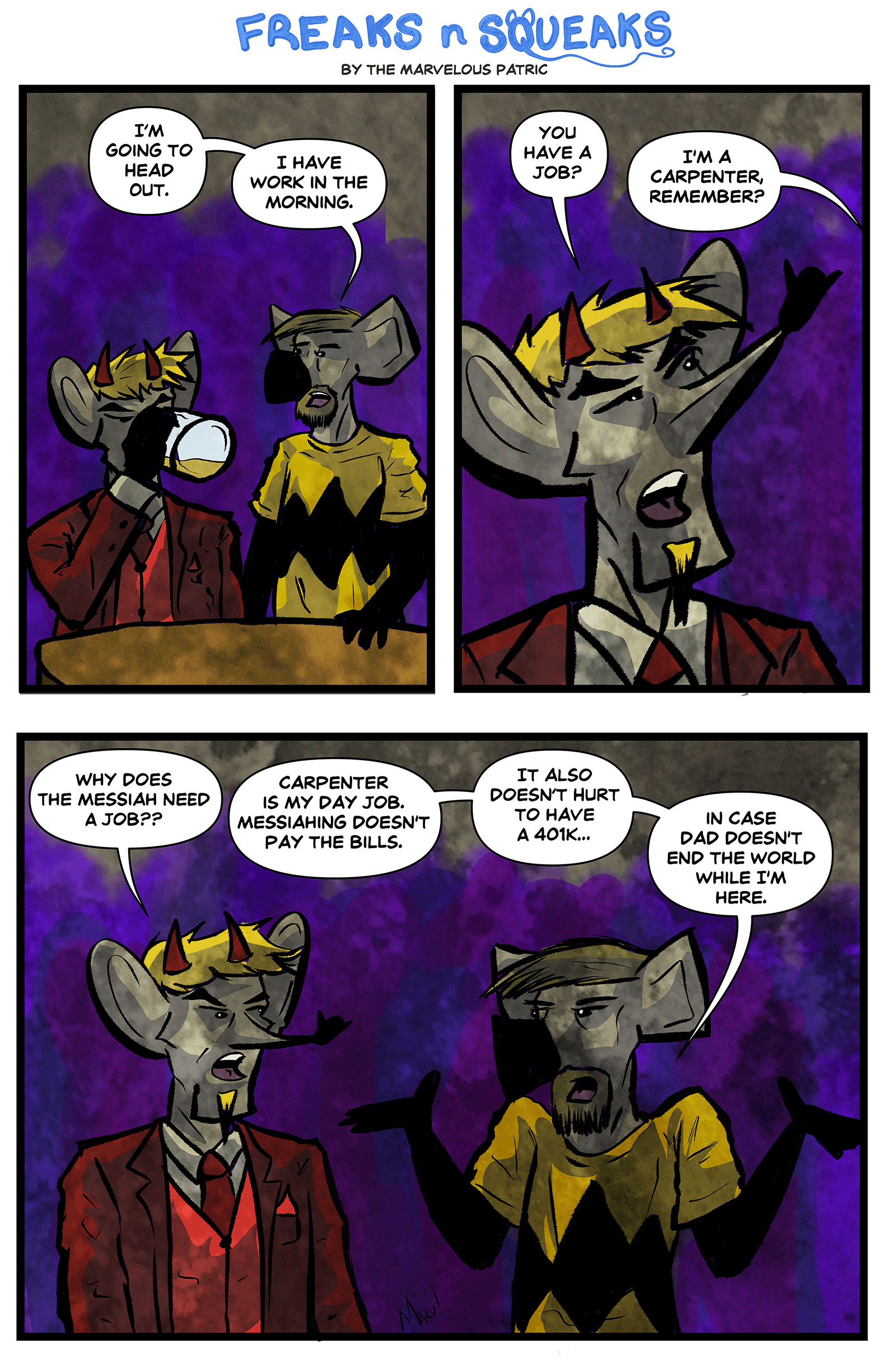 Freaks N Squeaks #2381: Day Job