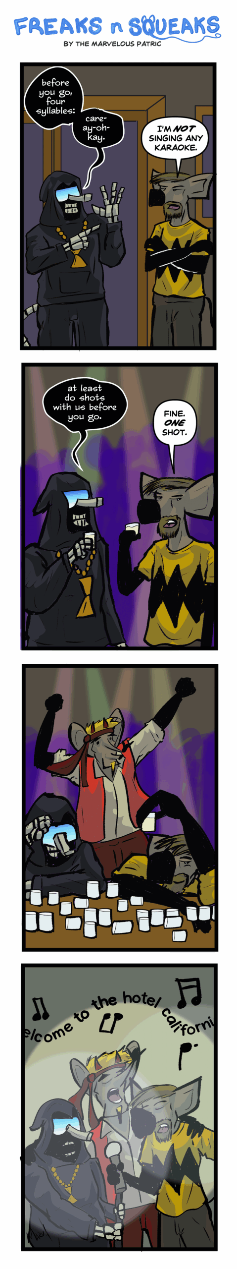 Freaks N Squeaks #2382: One for the Road